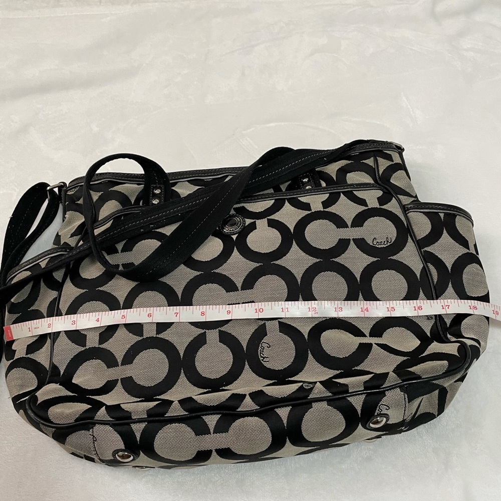 Coach Signature Monogram Diaper Bag - Picture 10 of 11